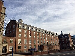 The Harriet Tubman Quadrangle – "The Quad" – consists of five halls housing approximately 640 freshmen (women only). The resident halls are Wheatley (after Phillis Wheatley), Baldwin, Frazier (Julia S. Caldwell-Frazier), Truth (Sojourner Truth), and Crandall (Prudence Crandall) Halls.