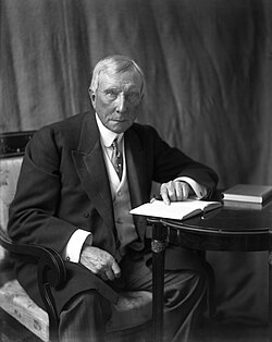 Rockefeller in 1911, shortly after the break up of Standard Oil