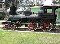 Copiapó steam locomotive, year 1850.