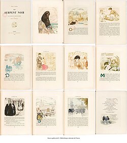 Paul Adam (1862–1920), Le Serpent noir, 1910 à 1912 .illustrations Malo-Renault