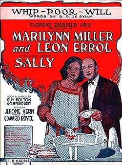 Sheet music from Sally, 1920