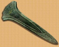 A late Bronze Age sword or dagger blade