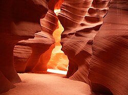Sandstone from Lower Antelope Canyon