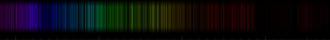 Color lines in a spectral range