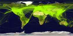 Scheduled airline traffic in 2024