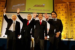 The four candidates attend the second debate organized by Archi.
