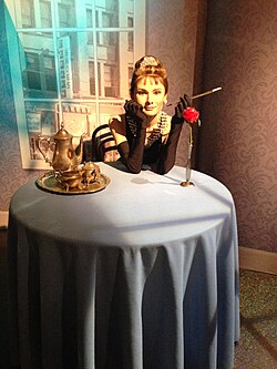 Waxwork of Hepburn at Madame Tussauds, London