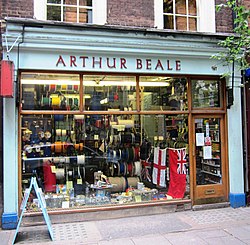 The chandler Arthur Beale in London, UK