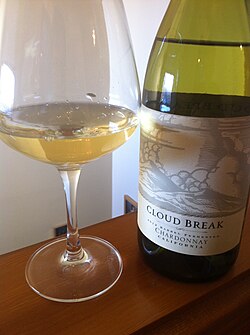 A California Chardonnay that shows it has been barrel fermented.