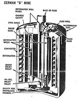 Cutaway diagram of the S-mine