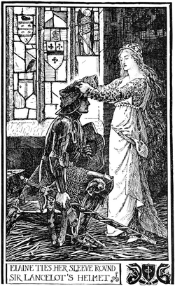 Henry Justice Ford's illustration for Andrew Lang's 1902 The Book of Romance, adapted from Malory