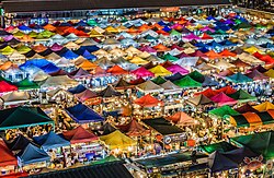The Train Night Market in Bangkok