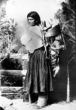 Navajo woman and child, c. 1880–1910