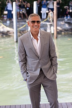 Clooney at the 81st Venice International Film Festival