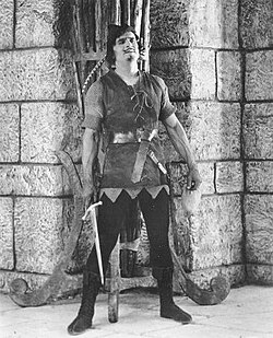 Fairbanks as Robin Hood in Robin Hood (1922)