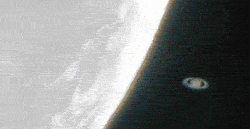 Occultation of the planet Saturn by the Moon on 3 November 2001.