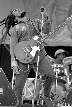 Marley performing in Ireland in July 1980