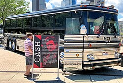 Cash's tour bus