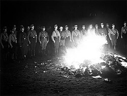 Nazi Germany burned works of Jewish authors, and other works considered "un-German".