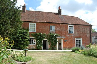 Cottage in Chawton, Hampshire, where Austen lived during her last eight years of life, now Jane Austen's House Museum