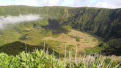 Caldeira do Faial on the Caldeira Volcano, Faial Island, Azores