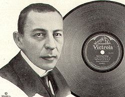 A Victor advertisement from March 1921 featuring Rachmaninoff