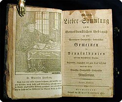 The Pennsylvania Ministerium published this hymnal in 1803.[316]