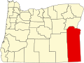 Malheur County map