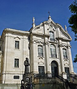 Church of Saint Anthony, in Lisbon, Portugal, built over the original house where the Portuguese saint was born