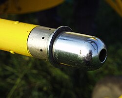 Pitot tube on Kamov Ka-26 helicopter