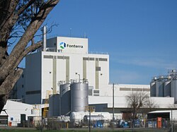 A cooperative dairy factory in Victoria.