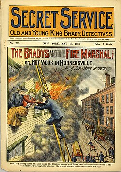 One of the most popular color-covered nickel weeklies, Secret Service, no. 225, May 15, 1903