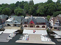 Penn's three rowing teams are headquartered at Number 11 Boathouse Row.