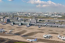 Aerial view of Haneda Airport