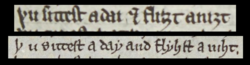 manuscript lines