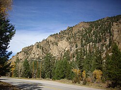 Ring dike of the Questa caldera, New Mexico, US