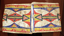 Lakota parfleche, c. 1890, Speed Art Museum