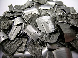 Pieces of hafnium