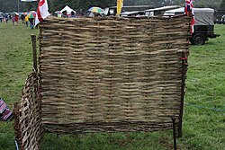 A traditional wattle hurdle