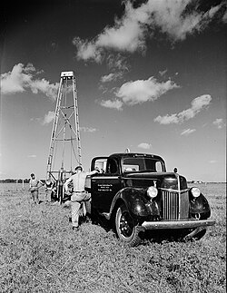 Seismic testing in 1940