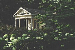 A view of the Tea House in Cranbury Park in Norwalk. The park also has dog walking and frisbee trails, a building for the arts, and a mansion for weddings.