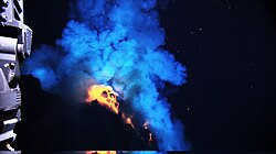 Submarine eruption at West Mata