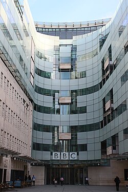 Broadcasting House, headquarters of the BBC
