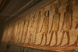 Painted mummy bandage