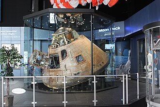 Command module Casper at the U.S. Space & Rocket Center in Huntsville, Alabama