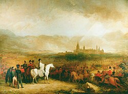 The Battle of Vittoria by George Jones depicting the 1813 battle.