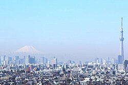 Mount Fuji and Tokyo Skytree (2012)