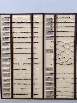 Examples of barbed wire used in the late 1800s in Arizona Territory