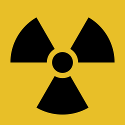 Ionizing radiation warning symbol