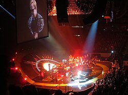 John performing at the Allstate Arena, Chicago, in November 2013